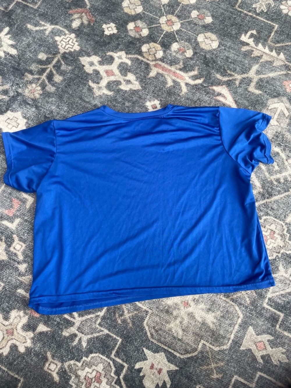 Essentials Royal Blue Performance Tee - Picture 3 of 3